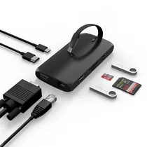 Satechi Hub ST-Ucmbak USB-C On-The-Go Multiport Adapter Black