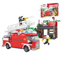 Bloques Cogo Fire Series Camión Rescate 411 PZS