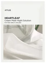 Máscara Facial Anua Heartleaf Cream Night Solution - 25ML (1 Unidade)
