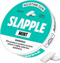 Chiclete de Nicotina Slapple Mint 4 MG (40 Unidades)