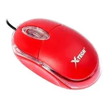 Mouse X-Tech XT-MC760 c/Fio - Vermelho