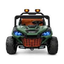 Utv Eléctrico Infantil com Carroceria Off-Road, Cor Verde/Amarelo Mod 1264