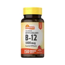 Vitamina Sundance Methylcobalamin B-12 1000MCG 150 Tabletas