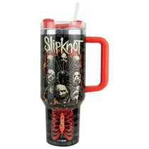 Copo Térmico Weedoo Slypknot - 1.2L - com Canudo - Preto