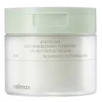 Almofadas Tônicas Celimax Ji Woo Gae Cica Bha Blemish de 60 Unidades