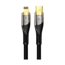 Cabo USB-C/USB-C Xo Q223B Transparent 60W 1M - Preto