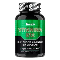Growth Vitamina B12 com 120 Cápsulas