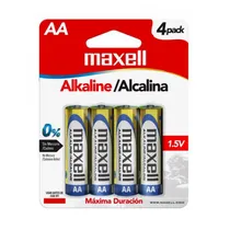 Pilha Maxell LR6 Alcalina Pack 4 AA