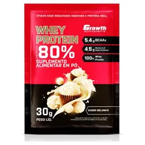 Growth Dose Whey Protein Concentrado 30G - Sorvete de Creme