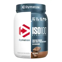 Dymatize Iso 100 Whey Protein 650G - Fudge Brownie