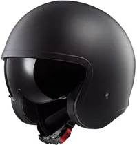 Capacete para Moto LS2 Spitfire OF599 - Tamanho XXL (63-64) - Matt Black
