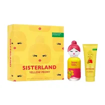 Benetton Sisterland Yellow Peony Kit 80ML+B.Lotion
