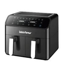 Interbras Freidora Airfry S40PY 4L+4L 2000W/220V/50HZ Negro