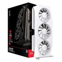Placa de Vídeo XFX Mercury Oc White Magnetic Air Edition AMD Radeon RX-9060XT 8GB GDDR6 - RX-96TMERCW9