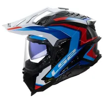 Capacete para Motociclista LS2 Explorer Carbono Frontier Blue 2