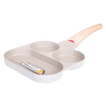 Frigideira Jio com 3 Divisórias, Antiaderente, Bege