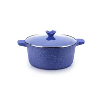 Balzano Diecast Alum Saucepot With Glass Lid 28CM