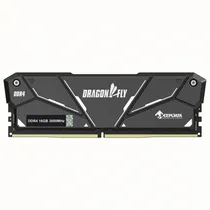 Memória Keepdata Dragonfly, DDR4 16GB (1X16GB), 3600MHZ, KDH36C18B/16, Preto