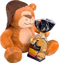 Pelucia com Chocolate Goldkenn Bear With Cap - 150G