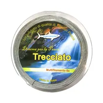 Hilo de Pesca Tiburon Trecciato Multifilamento 8X 22KG 0.30MM 300M Gray