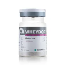 Elemento Puro Whey Whey Dop Iso Acai c/Morango Plastico 900 G/ 35 Servs Blanco