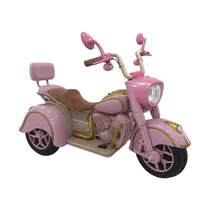Motocicleta Elétrica Retrô para Crianças Cor Rosa Mod 445A