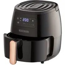 Black + Decker Freidora Airfry HFD5055B-Arly Seda 5.7L/1500W/Dig 220V 50HZ Negro