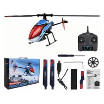 Automodelo Helicóptero Elétrico Real Fight FORCE-K200 - 2.4 GHZ - 600MAH - Preto