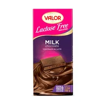 Valor Chocolates Chocolate Con Leche, Sin Lactosa 100G 100GR