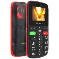 Celular Ipro F189 Dual Sim Tela de 1.8" Câmera/Rádio FM - Preto/Vermelho