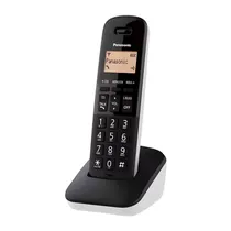 Telefone Sem Fio Panasonic KX-TGB310LAW - 1 Base - com Bina - Bivolt - Branco e Preto
