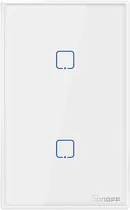 Interruptor Smart de Parede Sonoff TX T2US2C Branco