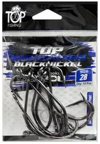 Anzol Top Fishing Maruseigo Black Nickel 28 com 10 Pçs