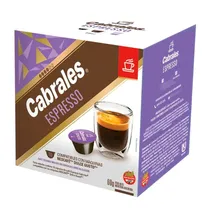 Cápsulas de Café Cabrales Espresso para Máquina Dolce Gusto com 10 Unidades