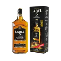 Label 5 Blended Scotch 1LT Whisky 8 Anos