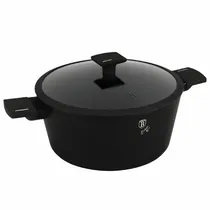 Panela Berlinger Haus Antiaderente com Tampa Preta 28CM