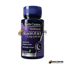 Melatonina 5MG Earth's Creation 60 Tablets Sublingual B6
