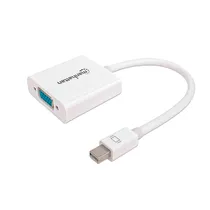 Cabo Adaptador Manhattan 322508 Mini Displayport para VGA Fêmea - Branco