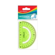 Transportador Superflexible Keyroad 180° KR971104 10 CM Surtido 1 Pieza