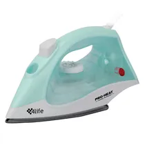 Ferro de Passar A Vapor 4LIFE FL1106B / 1000W / 110V ~ 60HZ - Azul/Branco