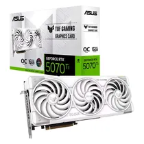 Placa de Vídeo Asus Tuf Gaming White Nvidia Geforce RTX-5070TI 16GB GDDR7 - TUF-RTX5070TI-O16G-White