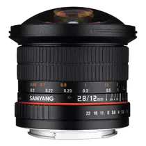 Lente Samyang Canon MF DSLR 12MM F2.8 Ef FF