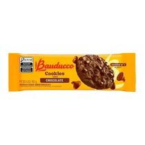 Biscoito Bauducco Coockies Chocolate Pacote 60G