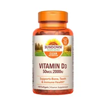 Vitamina D Sundown Natural's 50MCG 2000IU 150 Softgels