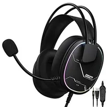 Headset Gamer Onikuma X91 RGB / com Fio - Preto