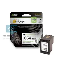 Cartucho Multigraph 664XL Negro 22ML