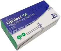 Lipoless 7,5 Tirzepatida 7,5MG/0,5ML (4 Seringas Pré-Cheias)