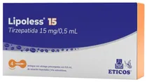 Lipoless 15 Tirzepatida 15MG/0,5ML (4 Seringas Pré-Cheias)