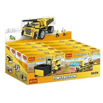 Cogo Bloques Cogo Construction Series Exhibidor X 8 +100PCS (Consig) Plastico 6+ Años Multicolor