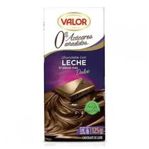 Barra Chocolate Valor Sem Açucar Ao Leite 100G